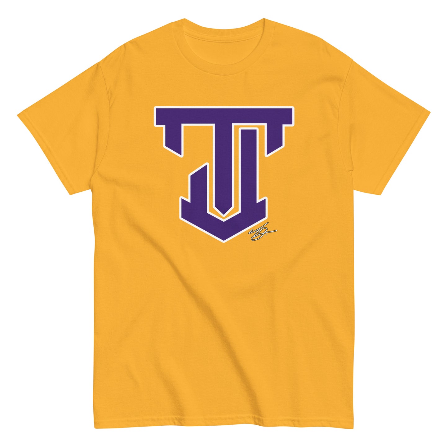 Brand Logo T-Shirt - Gold