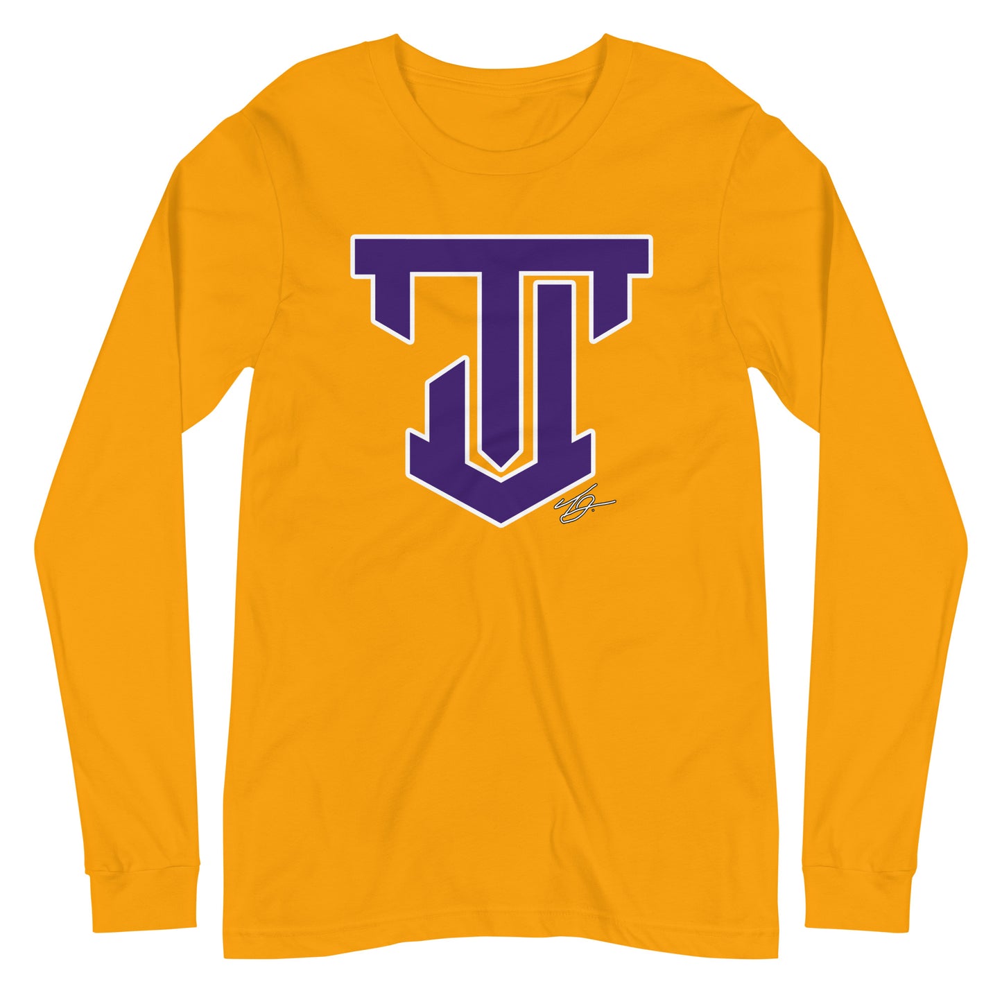 Brand Logo Long Sleeve - Gold