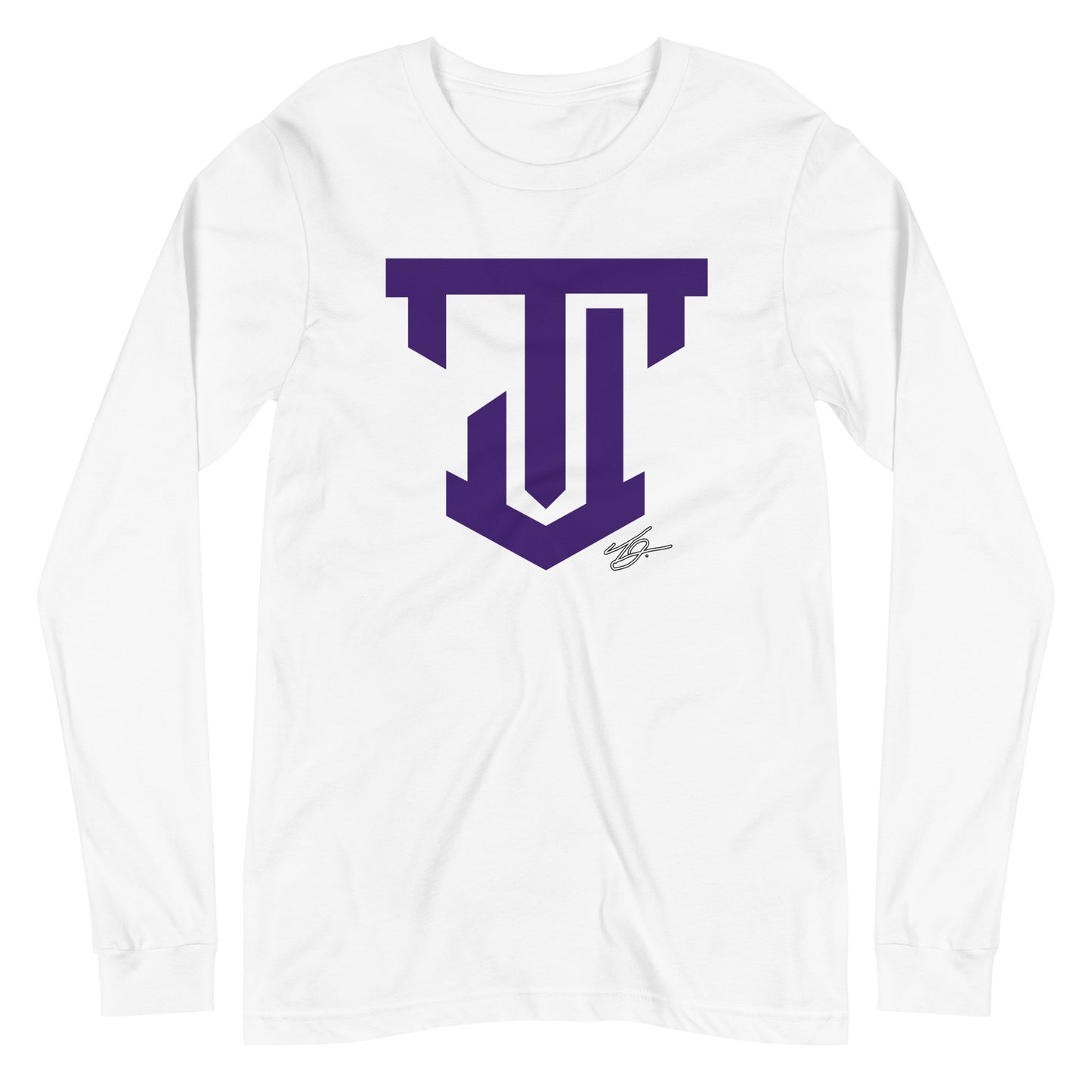 Brand Logo Long Sleeve - White