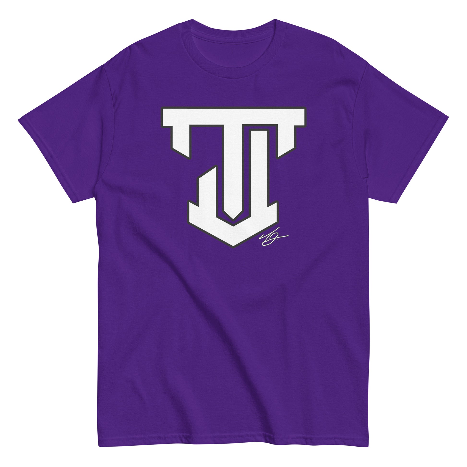 Brand Logo T-Shirt - Purple – TheoJacksonshop